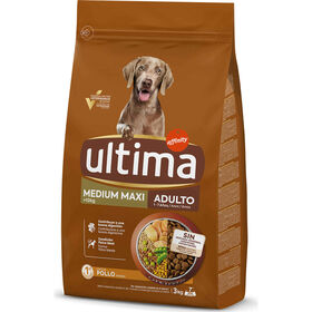 Ra&ccedil;&atilde;o para C&atilde;o Adulto M&eacute;dio e Maxi Frango e Arroz Affinity Ultima