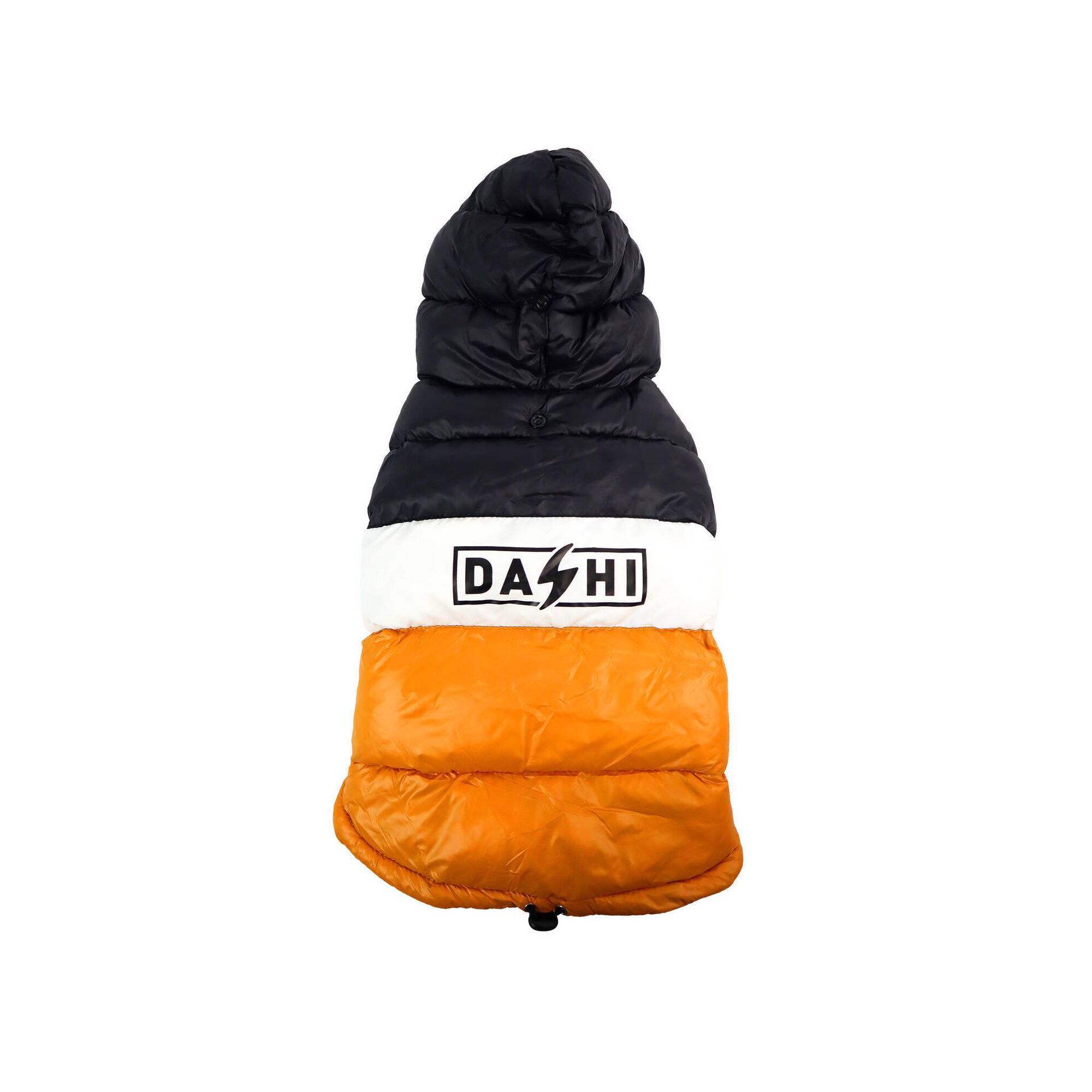 Anorak para Cão Stripes Laranja e Preto XS Anorak para Cão Stripes Laranja e Preto XS