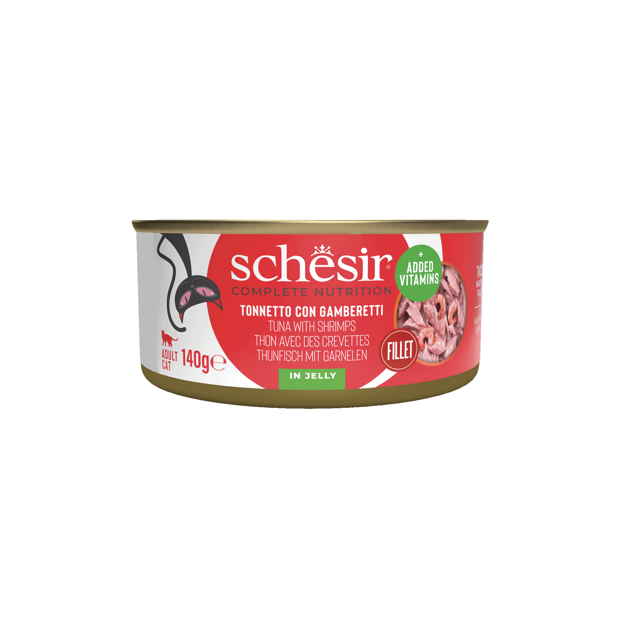 Comida Húmida para Gato Adulto Atum e Gambas