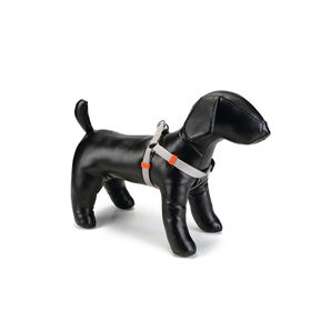 Peitoral para Cão Nylon Cinza Claro