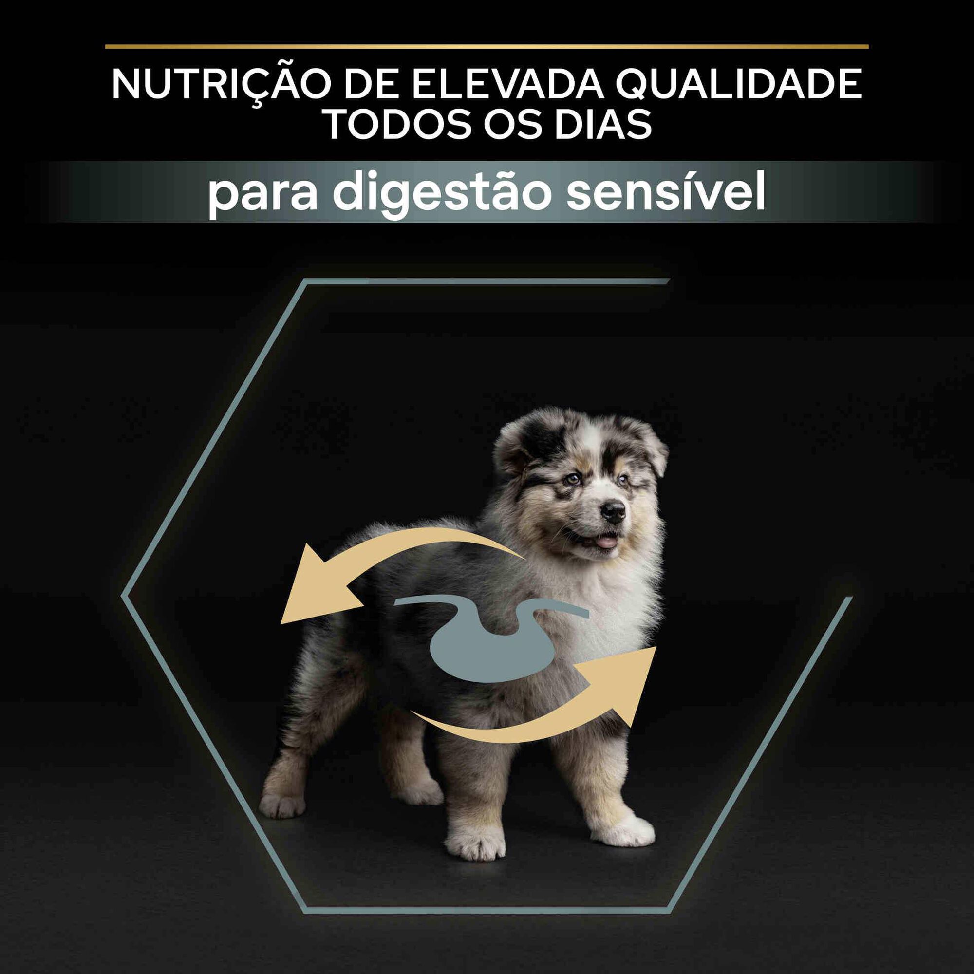 Ração para Cão Júnior Médio Sensitive Digestion Borrego