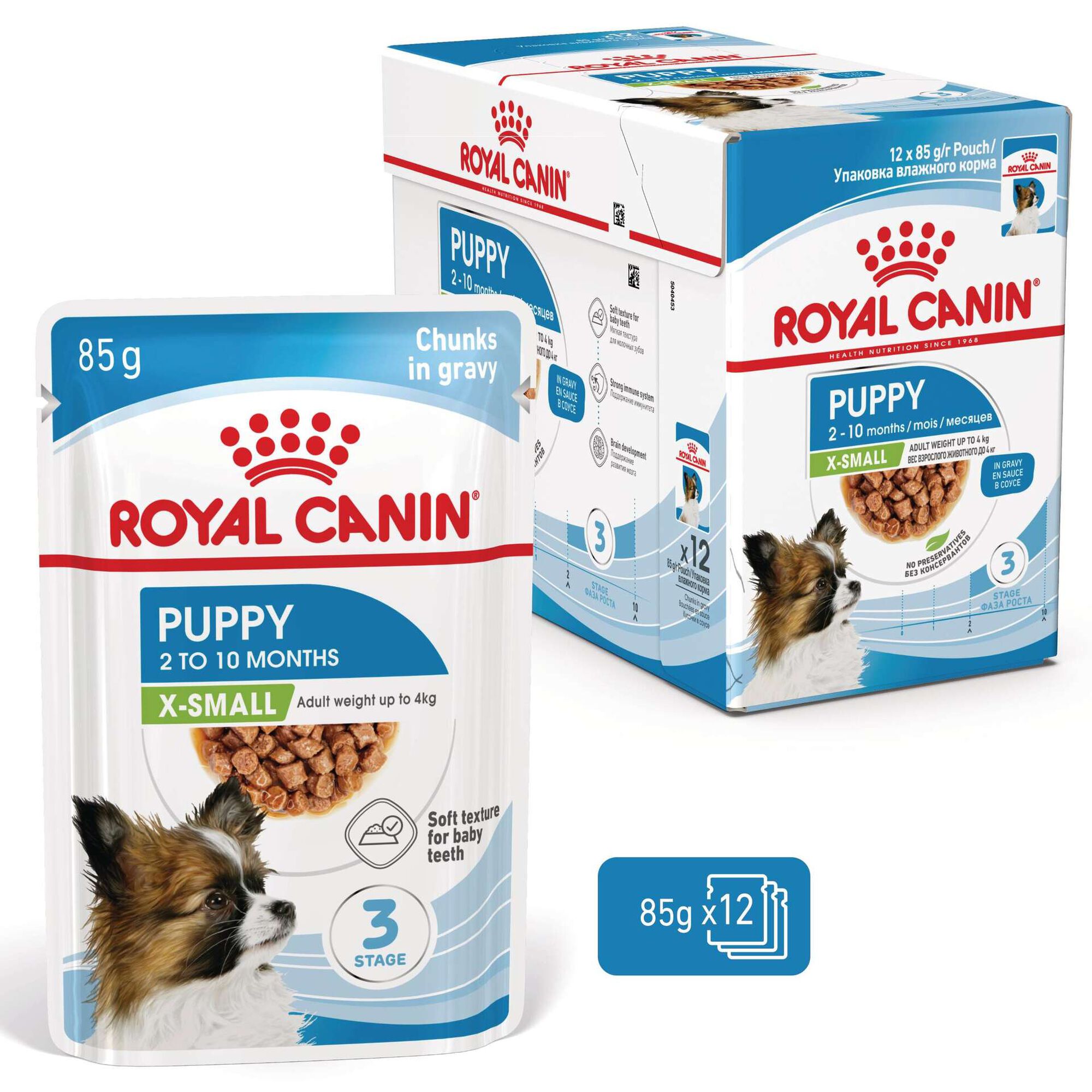 Pack Comida Húmida para Cão Júnior X-Small