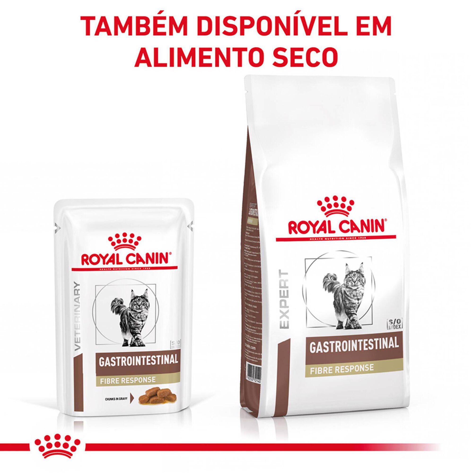 Comida Húmida para Gato Adulto Gastrointestinal Fibre Response