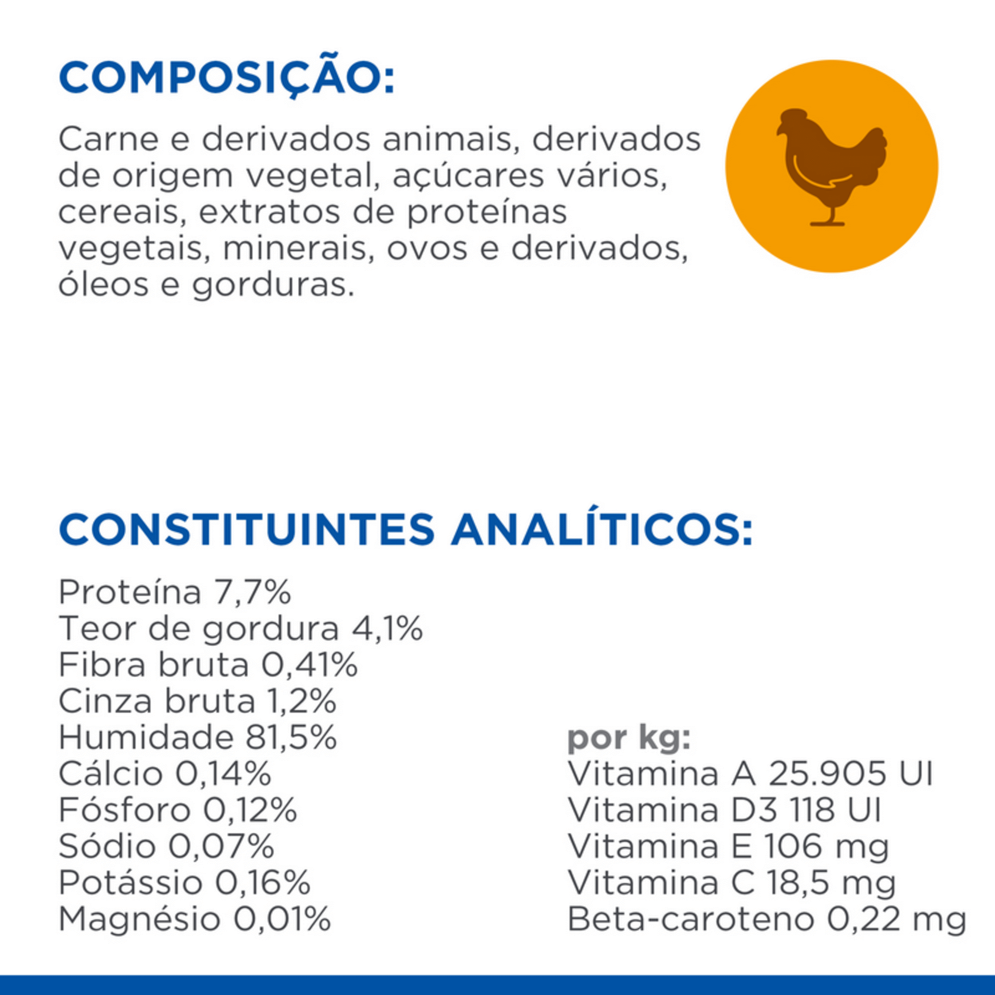 Comida Húmida para Gato Adulto Science Plan Frango