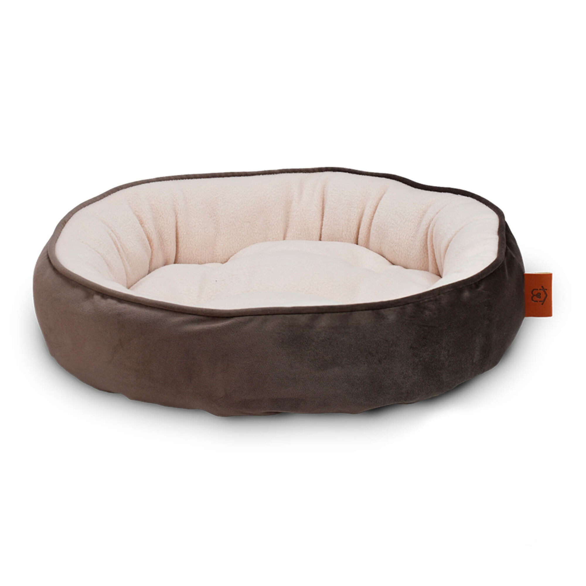 Cama Geneve Castanho e Creme