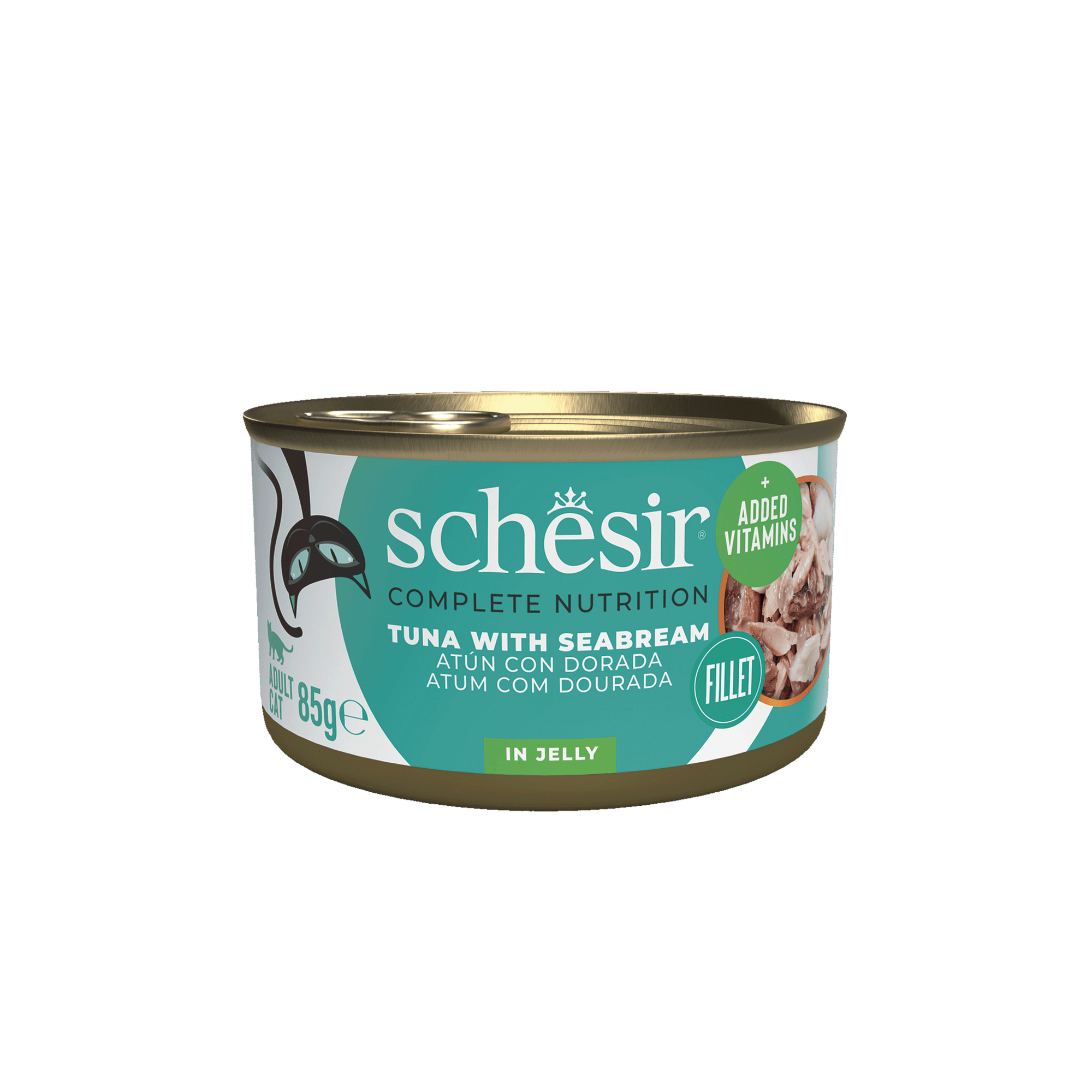 Comida Húmida para Gato Adulto Atum e Dourada Lata Comida Húmida para Gato Adulto Atum e Dourada Lata