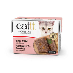 Comida Húmida para Gato Pate Vaca e Cenoura