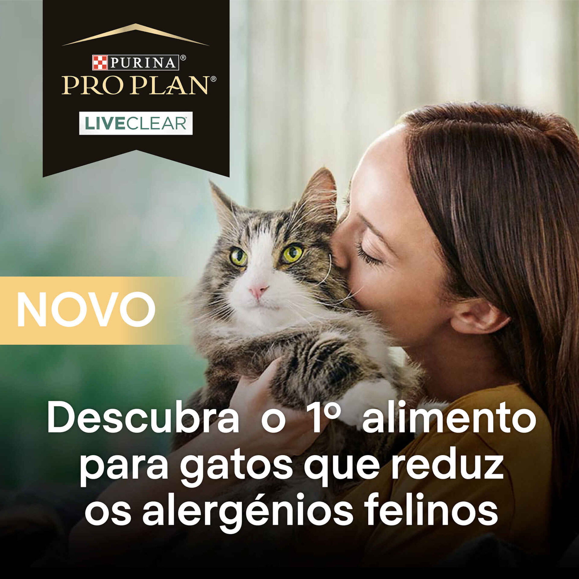 Ração para Gato Sénior Esterilizado Ageing +7 Live Clear Peru