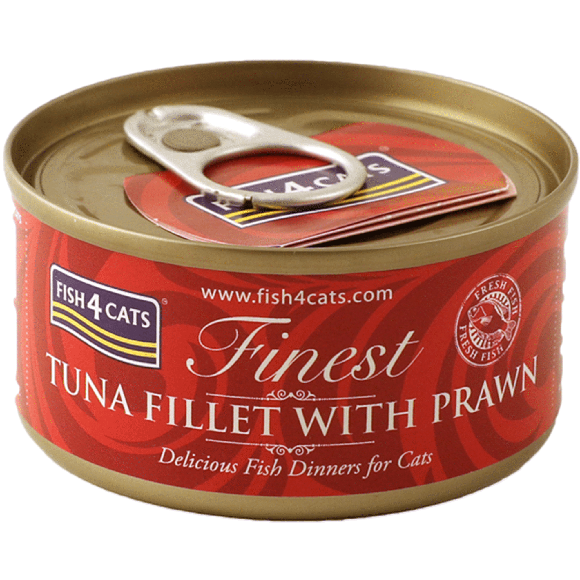 Comida Húmida para Gato de Filete de Atum Com Camarão