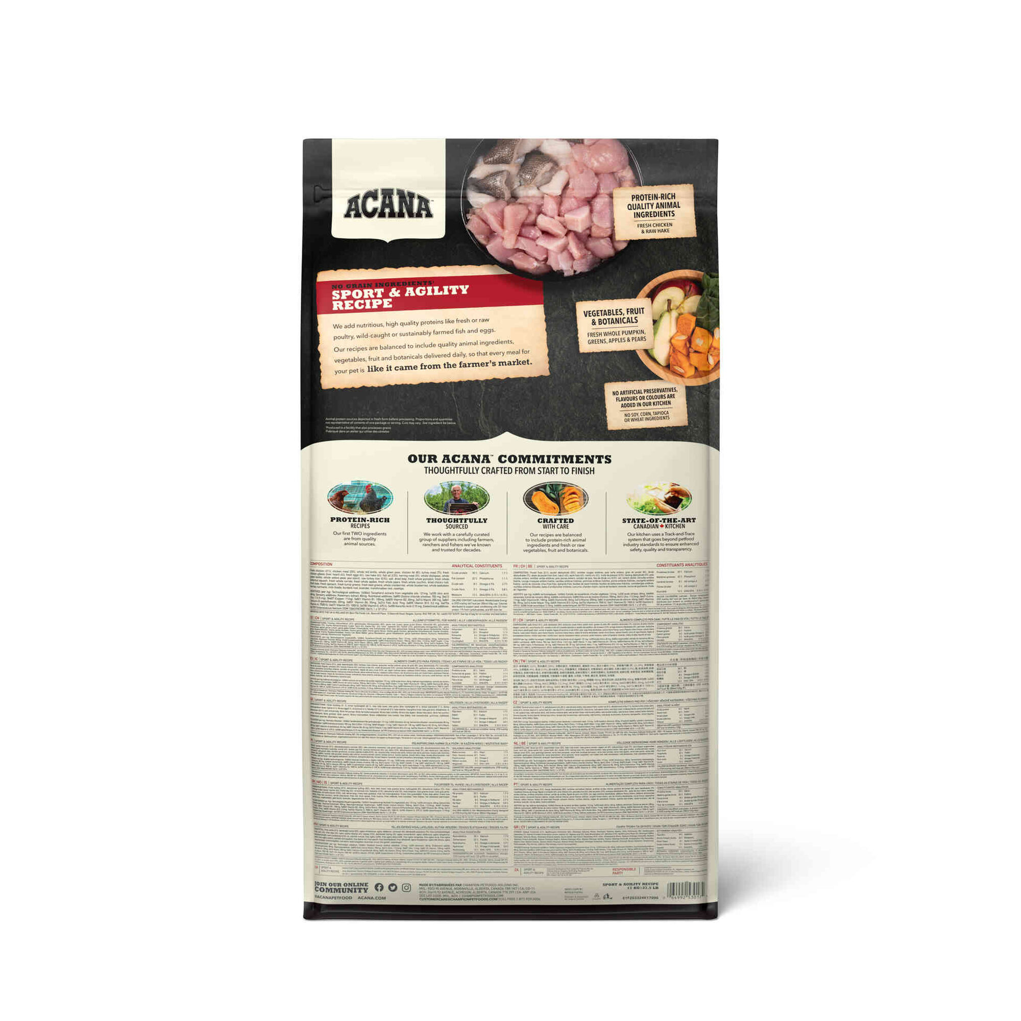 Ração para Cão Sport e Agility Recipe