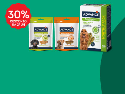 30% na 2&ordf; unidade em snacks Affinity Advance