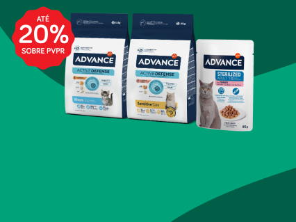 At&eacute; 20% PVPR em alimenta&ccedil;&atilde;o Affinity Advance