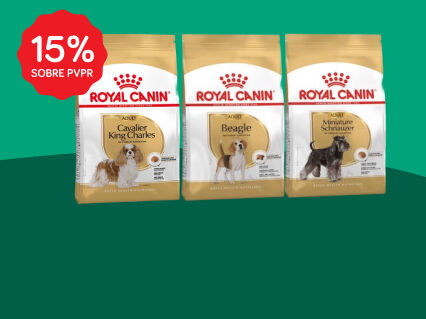 15% PVPR em alimenta&ccedil;&atilde;o seca Royal Canin