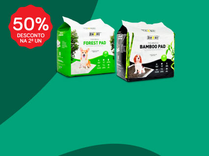 50% na 2&ordf; unidade em resguardos Dashi