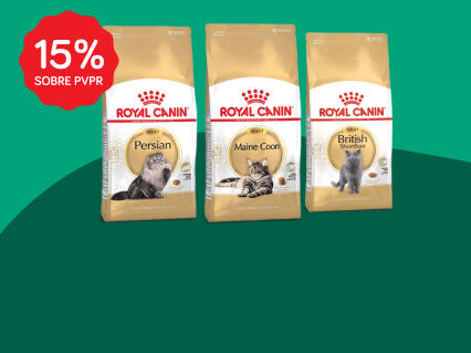 15% PVPR em alimenta&ccedil;&atilde;o seca Royal Canin 