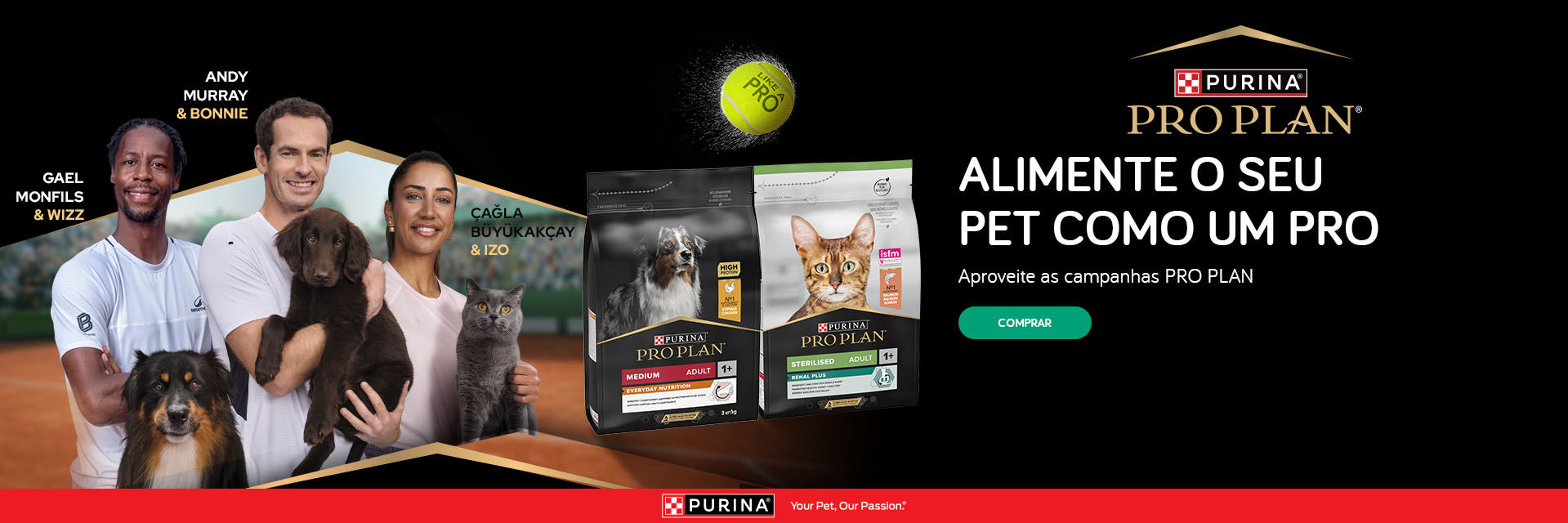 Purina Pro Plan: Alimente o seu Pet com um Pro.