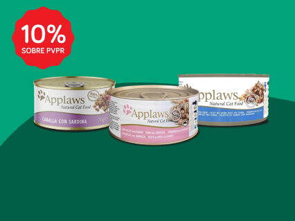 10% PVPR em comida h&uacute;mida Applaws