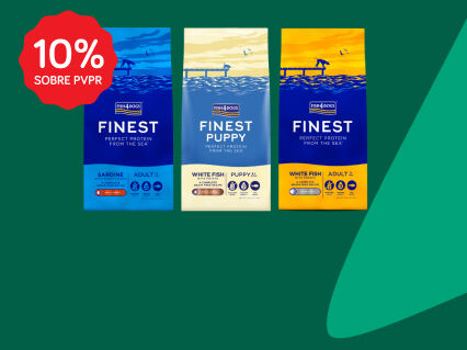 10% PVPR em alimenta&ccedil;&atilde;o seca Fish4Dogs