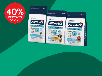 40% na 2&ordf; unidade em alimenta&ccedil;&atilde;o Affinity Advance