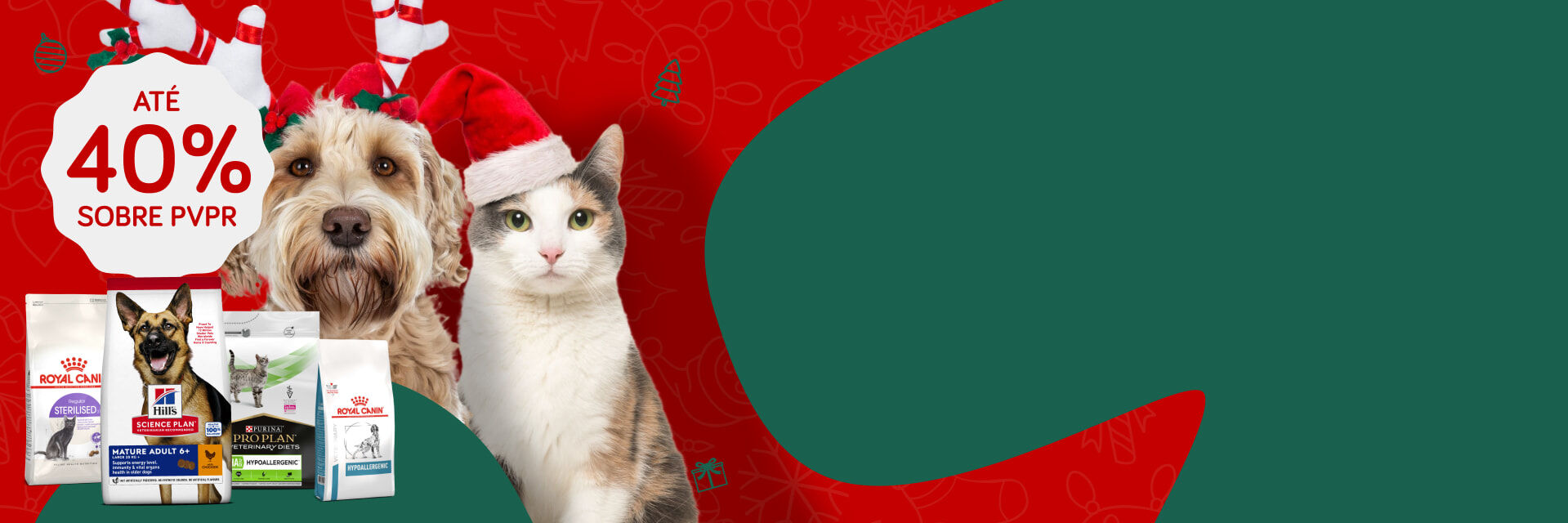 Aproveite at&eacute; 40% Em alimenta&ccedil;&atilde;o e acess&oacute;rios para c&atilde;o e gato