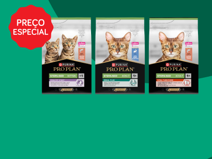 Pre&ccedil;o Especial em alimenta&ccedil;&atilde;o Purina Pro Plan